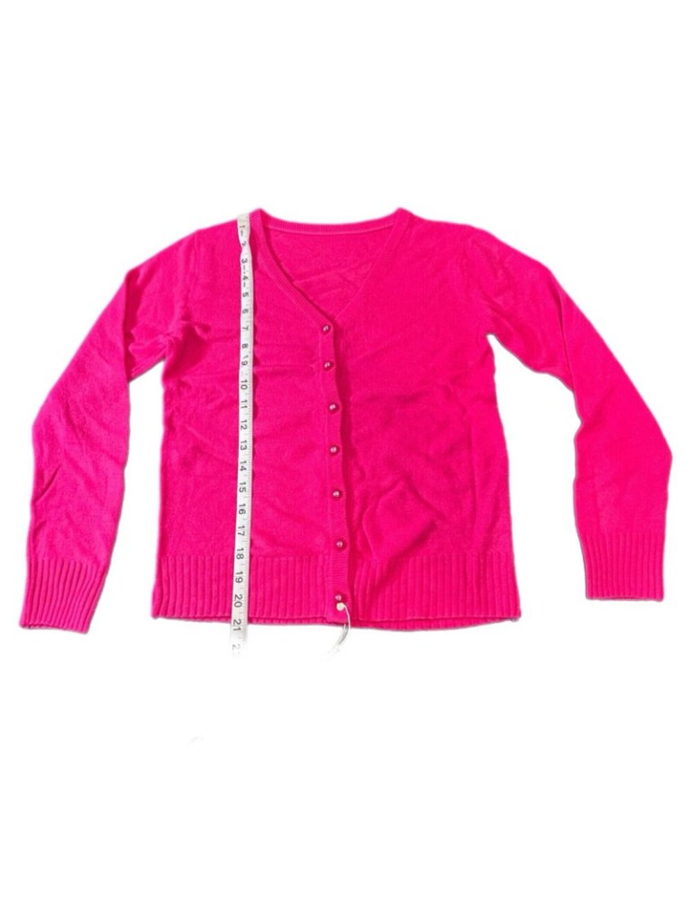 Set Of 2 Dress Sweaters For Women Xiao Mi Hu 1 Color Pink 1 Light Pink Button Up - Picture 3 of 11